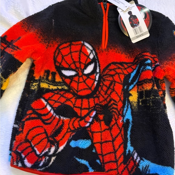Marvel Spider-Man Kids Costume Jacket - Black and Red - Picture 8 of 12